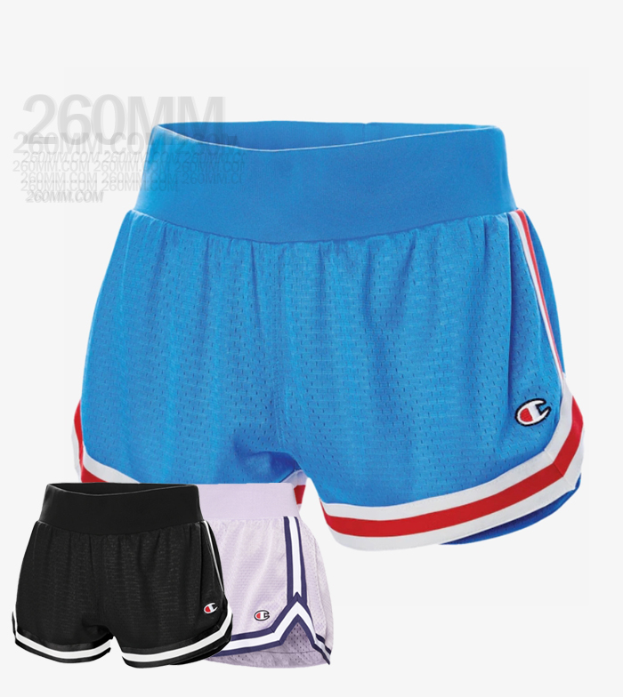 champion mesh notch shorts